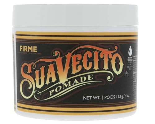 Suavecito Pomade Firme Strong Hold 4 oz 1 Pack Pomade For Men Medium Shine Water Based Wax Like Flake Free Hair Gel Easy To Wash Out All Day Hold For All Hair Styles