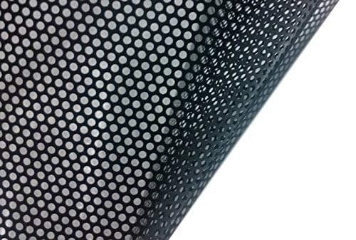 VViViD Black Perforated Vinyl Window Film to Prevent Bird Strike 179 inches x 48 inches