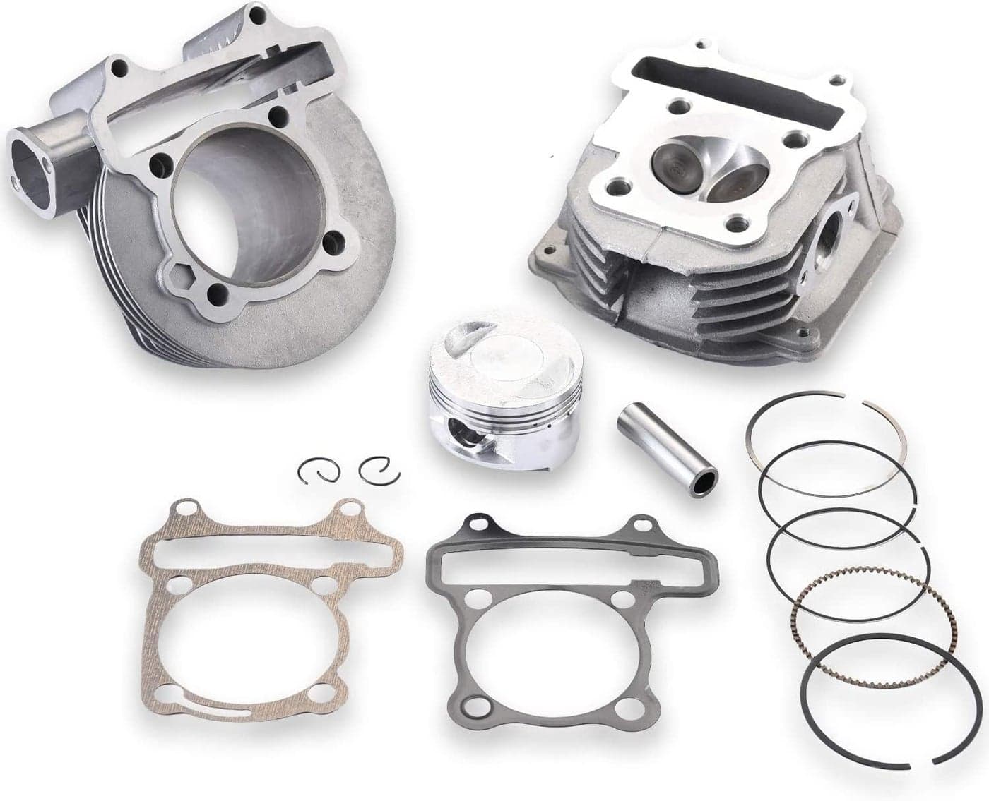 CLEO GY6 180cc Cylinder Head Kit Assy 61mm Big Bore with 69mm Valves for 152QMI 157QMJ