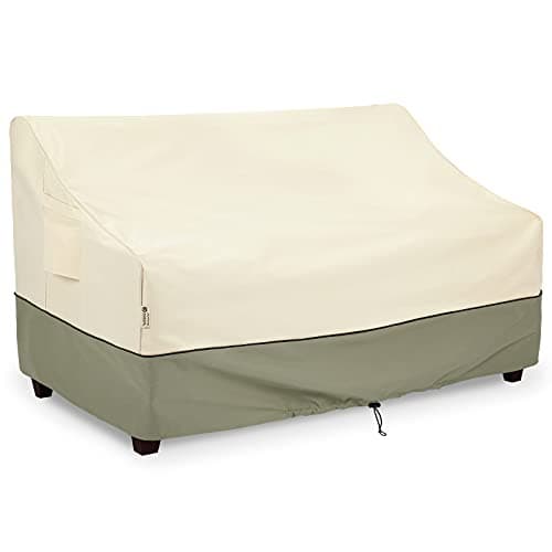 COSFLY Outdoor Furniture Patio Sofa Covers Waterproof Outside Loveseat Covers Fits up to 60W x 35D x 32H inches