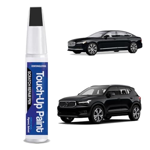 Onyx Black 717 Touch Up Paint For Volvo S60 S90 V60 V90 XC40 XC60 XC90 2in1 Chips and Nicks Scratch Repair Pen Quick Easy Solution to Repair