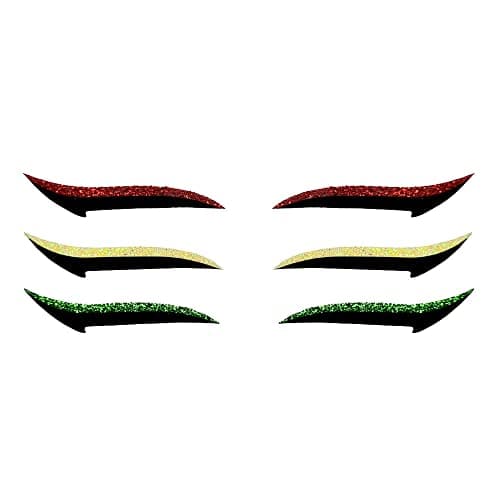 Comet Busters Red, Neon Yellow and Lime Green Eyeliner Stickers (EYE056)