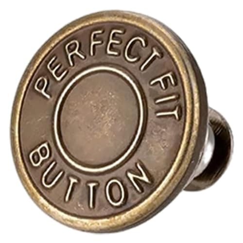 ZENGLU 12 pcs 079 Diameter20 mm Metal NoSew Jeans ButtonJeans Button Replacement for Loose Fit Jeans to Make Pants Waist Smaller Adjustable Button for Jeans Replacement Clothing Buttons