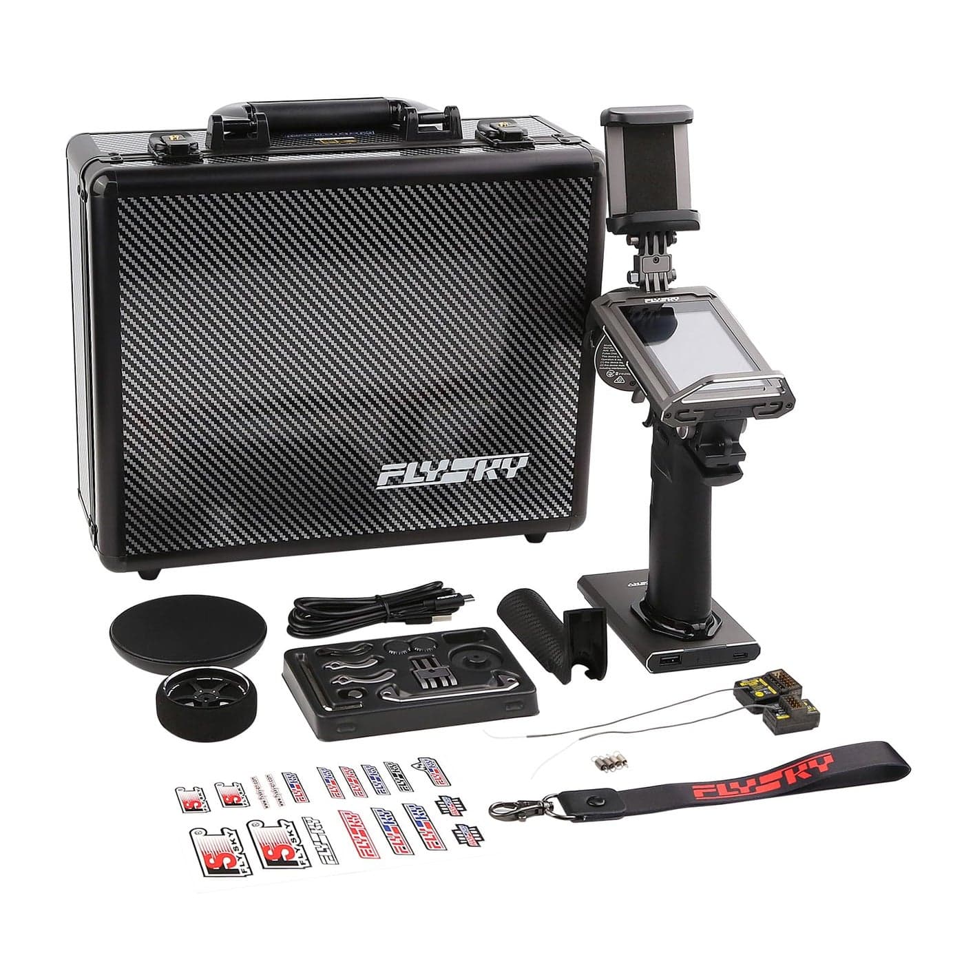 GoolRC Flysky Noble NB4 Pro Remote Controller 24GHz 18CH AFHDS 3 Radio Transmitter with 35 Inch IPS Touching Screen and FGr4BFGr8B Receiver for RC Car Boat