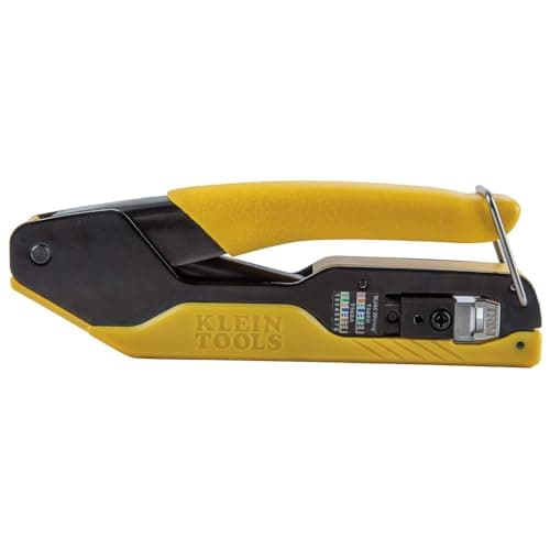 Klein Tools VDV226005 Compact Modular Data Cable Crimping Tool for PassThru RJ45 Connectors