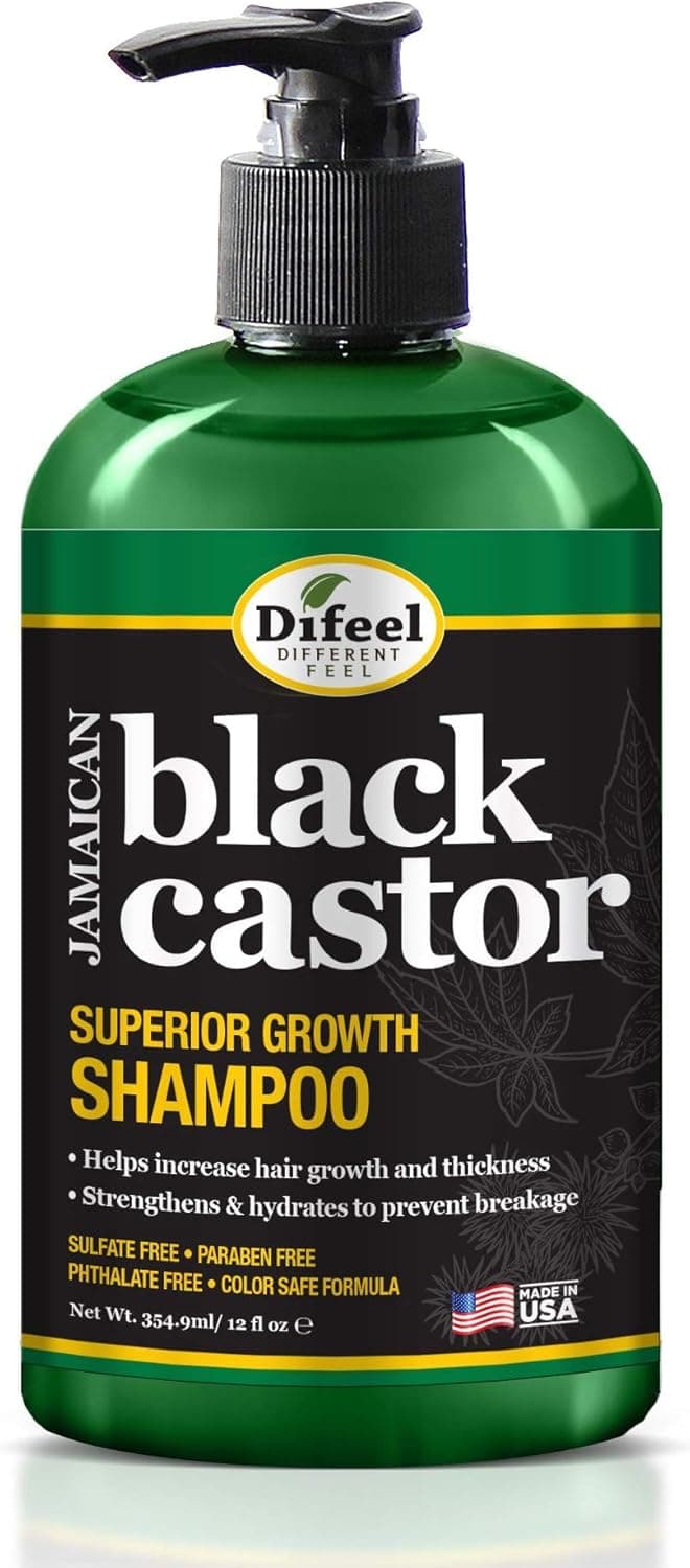 Difeel Superior Growth Jamaican Black Castor Shampoo 12 oz