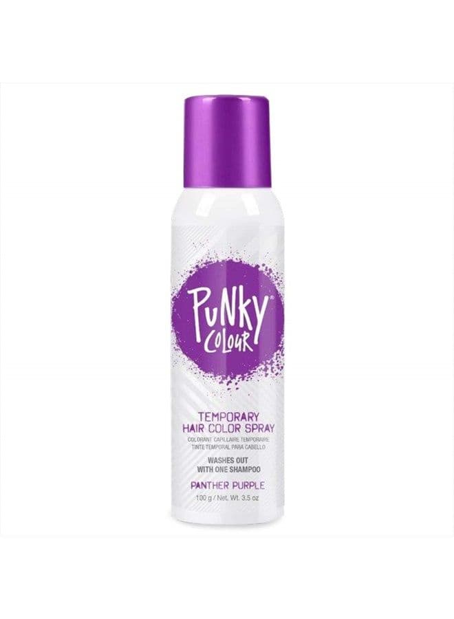 Temporary Hair Color Spray-On, Panther Purple, Non-Damaging Instant Hair Dye, No Bleaching Needed, Non-Sticky, Washable and Leaves No Residue, 3.5 oz, 1 Pack