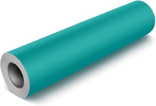 VViViD DECO65 Turquoise Matte Permanent Adhesive Craft Vinyl 12 x 7ft