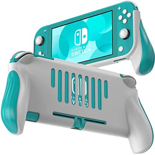 JUSPRO Grip for Nintendo Switch Lite, Ergonomic Comfort Handheld Protective Gaming Case Portable Cover Accessories Compatible with Nintendo Switch Lite