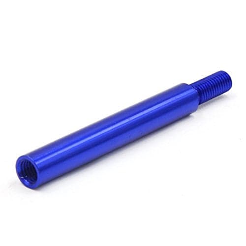 uxcell 93mm Length Blue Metal Manual Gear Shift Knob Extension Replacement for Automotive