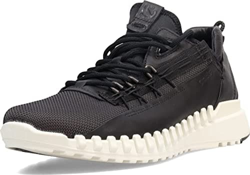 ECCO Zipflex Sneaker Moonless/Black EU 41 (US Men's 7-7.5) D (M)