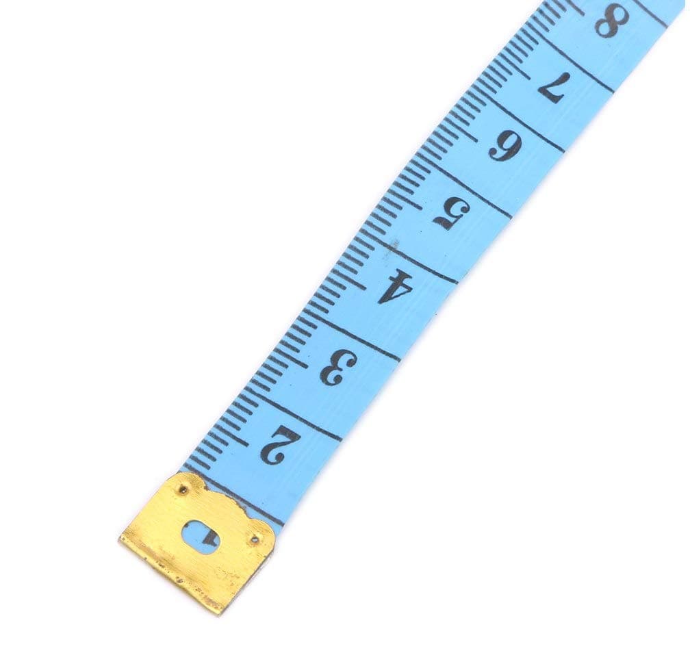 Eclet Durable Soft Sewing Tailor Tape Body Measuring Dress-Making Measure Ruler, 1.50 Meter, 150 cm, Multicolour(D)