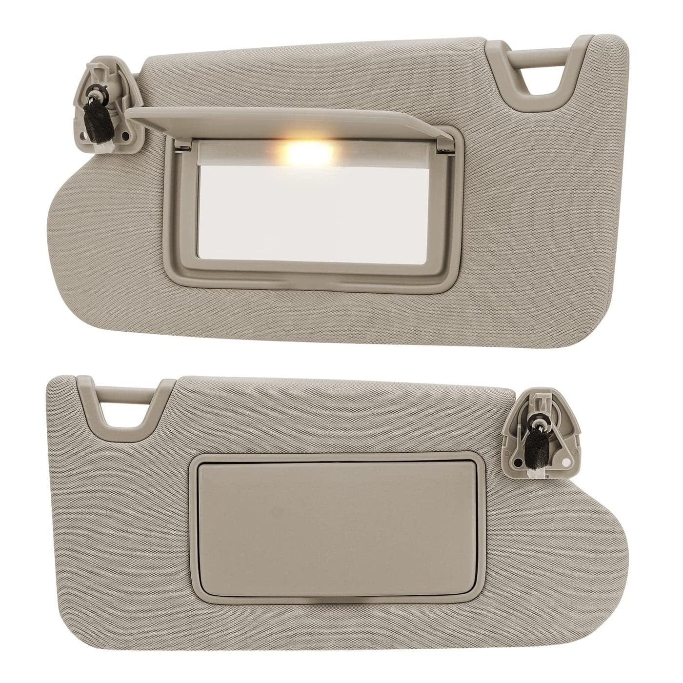 Youxmoto for Nissan Altima 20132018 Beige Sun Visor Left Driver and Right Passenger Side with Vanity Mirror and Light Replaces 964013TA2A 964003TA2A