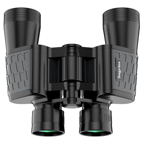 Sogries 10x50 Binoculars for Adults High Powered Waterproof Compact Binoculars for Bird Watching Travel Low Light Vision Hunting Stargazing Concert Sports Long Range Birding Binocular Gift for Him