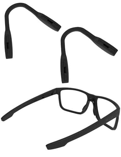 SAUCER Replacement Nose Pieces Pads for Oakley Split Shot OO9416 | Split Time OO4129 | Targetline OO4129 | Crossrange Patch R XL OO9361 Sunglasses - Standard Black + Asian Fit Black