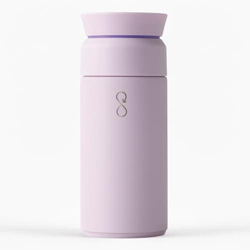 Ocean Bottle Brew Flask 12 oz | Insulated Travel Flask for Hot & Cold Drinks | Recycled Stainless Steel | Sustainable, Eco Friendly Gift (Lavender Haze)