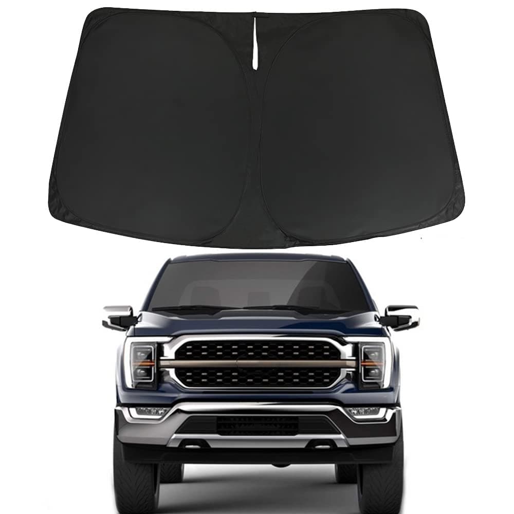 DLumina Windshield Sunshade Compatible with Ford F150 2021 2022 2023 2024 2025 F150 Lightning 20222025 Foldable Front Window Sun Shade Shield Protector