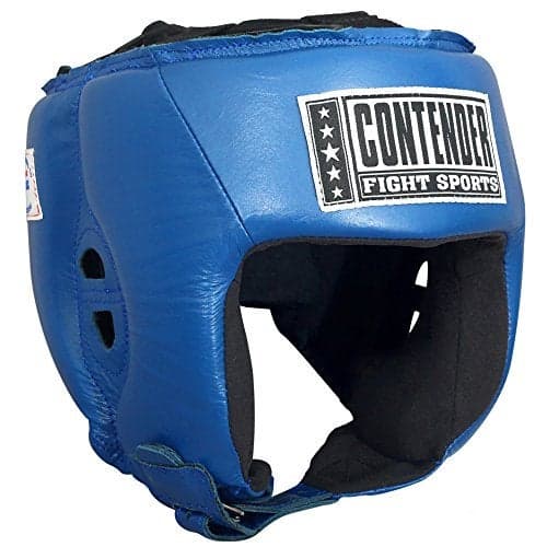 Contender Fight Sports Competition Boxing Headgear without Cheeks, Small, Black