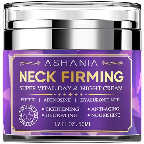 Ashania Neck Firming Cream: Neck Creams for Tightening and Firming - Korean Skin Care Tighten and Lift Neck Cream Advanced Fomula 1.7 Fl Oz