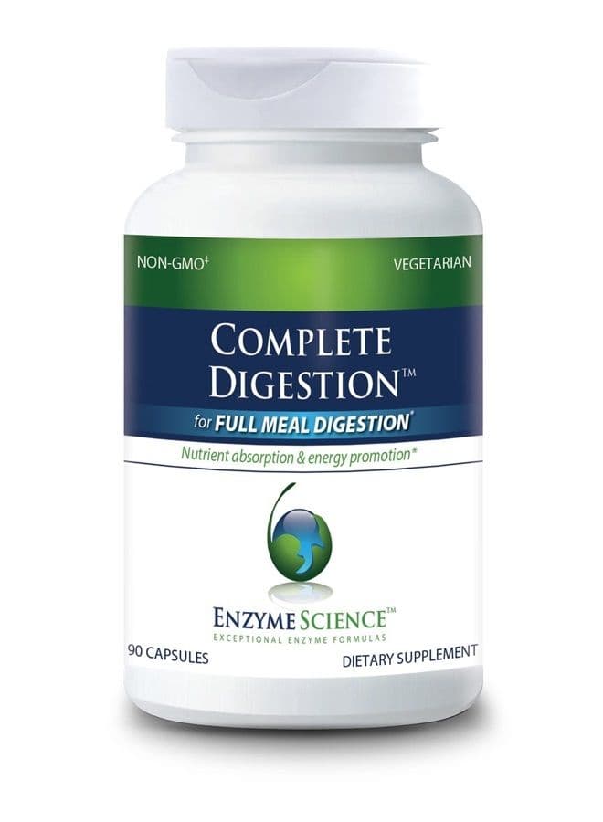 ™ Complete Digestion™, 90 Capsules – Full Support for Digestive Health – for Occasional Gas, Bloating, and Indigestion – Probiotic for Men and Women – Digestive Enzyme Supplement