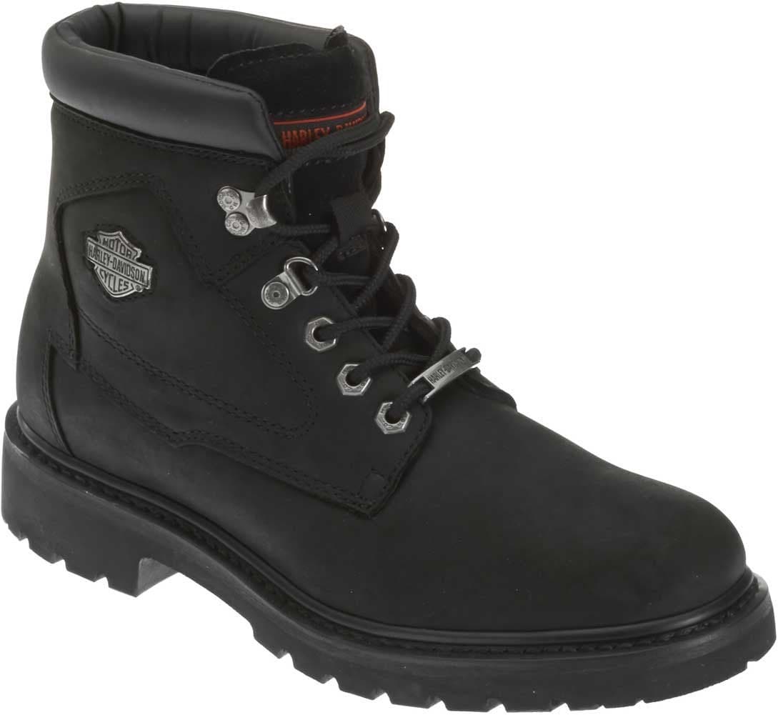 Harley-Davidson Men's Badlands Leather Motorcycle Casual Boot, Black, 8.5