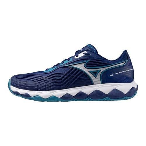 Mizuno Wave Enforce Tour 2 AC Men's Tennis Shoe,All Court Shoe, Bellwether Blue-White, US Mens 9