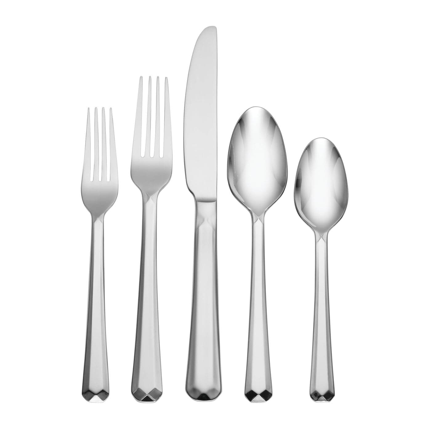 Oneida Chroma 65 Piece Fine Flatware Set Service for 12 1810 Stainless Steel Silverware Set Dishwasher Safe