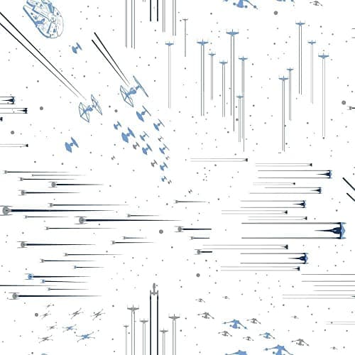 RoomMates Star Wars: Galactic Battles Blue Peel & Stick Wallpaper by RoomMates, RMK11801WP