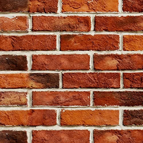 Abyssaly Brick Wallpaper Peel and Stick Red Brick Contact Paper for Bedroom 17.7" x 236" Vintage Faux Brick Wall Paper for Fireplace Kitchen Backsplash Accent Wall Home Decoration Backdrop