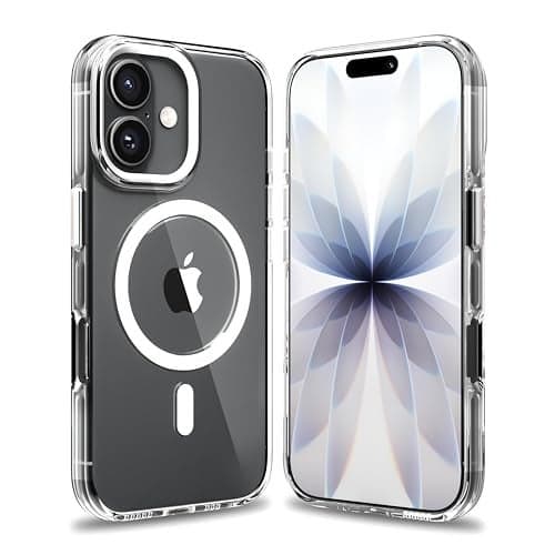 CASEGEAR Super Crystal Transparent Back Cover Case Compatible with iPhone 17 | Lifetime Anti-Yellow | 10.4 Feet Drop Protection | Compatible with MagSafe | 360° Camera Protection