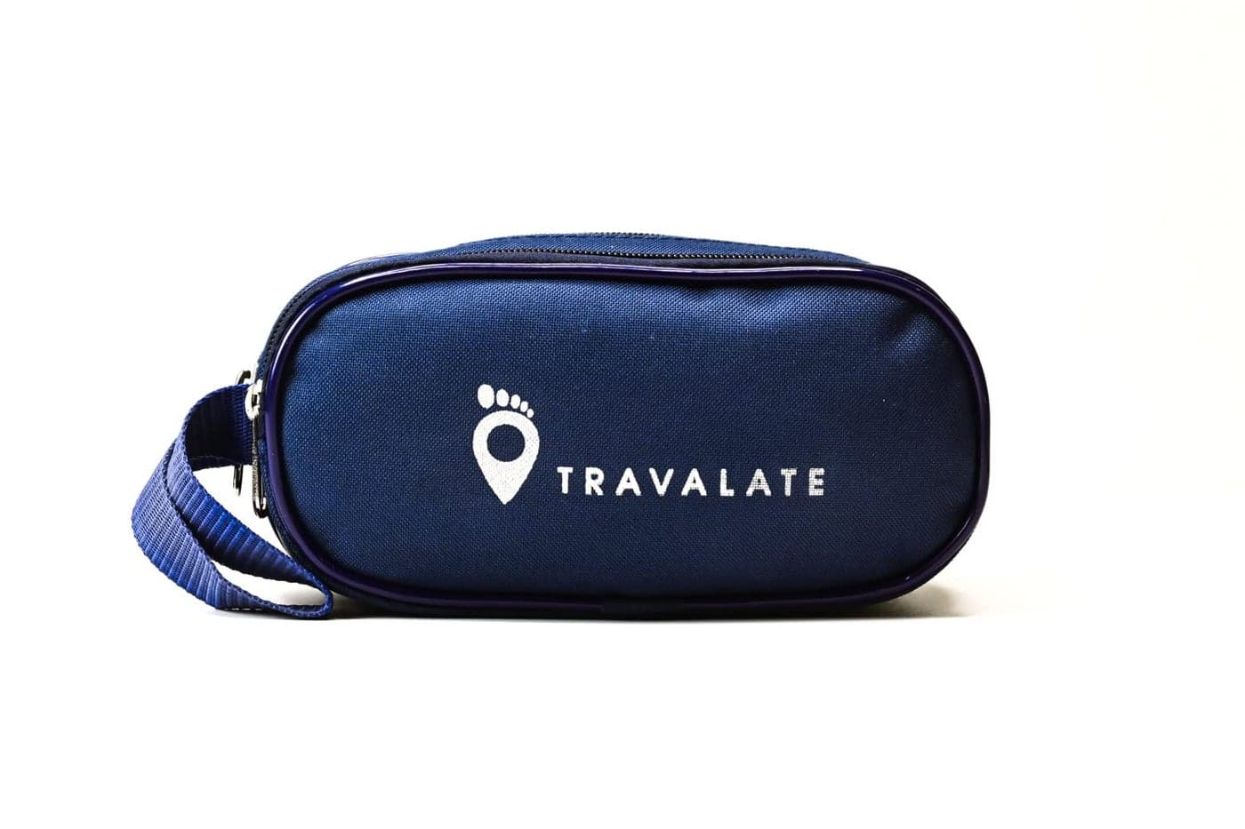 TRAVALATE Polyester Toiletry Bags Bags Makeup Shaving Kit Pouch Aider Rust Polyester Travel Kit Bag With Belt For Men And Women -Blue, 5 cm