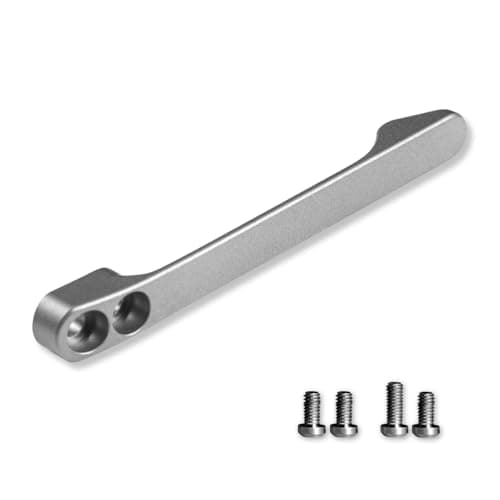 CIVIVI Titanium Pocket Clip with 2 Pairs Titanium Screws for Mini Praxis, Qubit, Vision FG, Buster FG, Sokoke and Button Lock Elementum II Knife T003C (Plain)