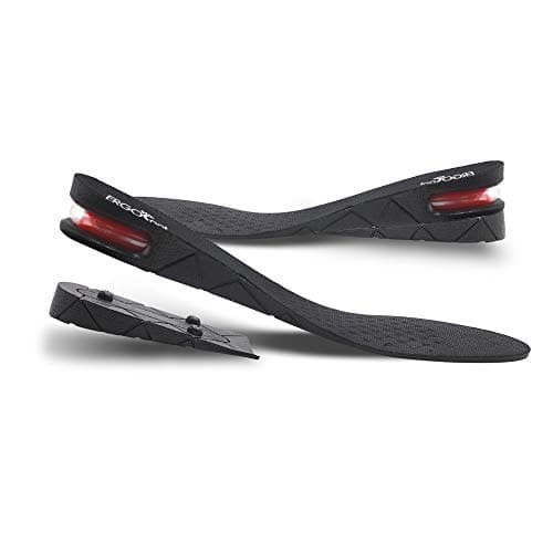 ERGOfoot Height Increase Insoles for Men Women, 2-Layer Adjustable Invisible Shoe Lifts & Height Boosters, Fits Dress Shoes & Casual Footwear - Height Increase Soles & Inserts