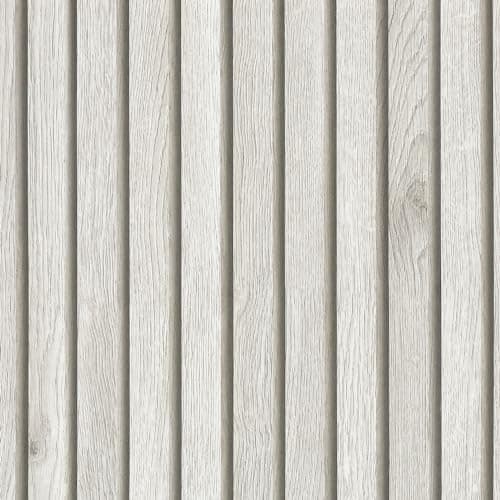 VaryPaper Grey Wood Slat Wallpaper 15.7''x78.7'' Wood Panel Wallpaper Peel and Stick Wood Grain Contact Paper for Cabinets Waterproof Self Adhesive Removable Wood Wall Paper Roll for Bedroom Bathroom