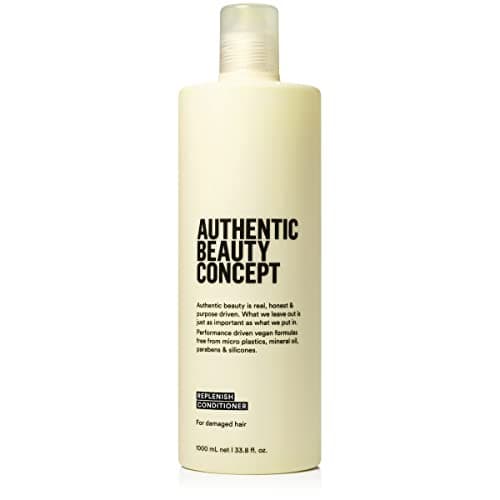 Authentic Beauty Concept Replenish Conditioner Conditioner for Damaged Hair Nourishes Restores Strengthens Hair Fiber Vegan Crueltyfree Siliconefree 338 fl oz