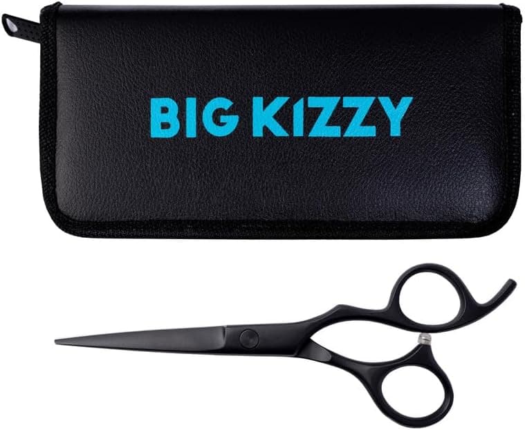 Big Kizzy Cutting Shears blend in extensions layer texturize sharp stainless steel hair cutting scissors for extensions wigs hair pieces clip ins
