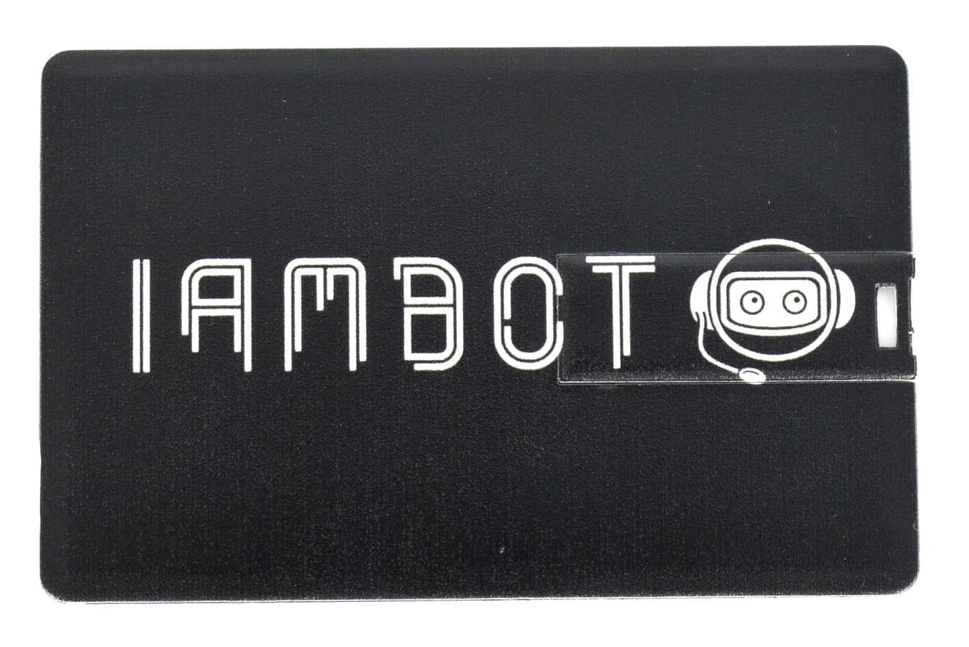 IAMBOT 64GB USB 2.0 Pendrive – Credit Card Shape | Slim Wallet Size Flash Drive for Laptop, PC, Car Music, School, Office & Gifting | Plug & Play Data Storage Device