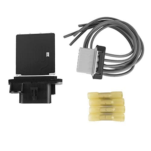 973-582 HVAC Fan Blower Motor Resistor with Wire Harness Replacement for 2005-2020 Toyota Tacoma, Replace# 4P1650, JA1772, RU1435, RU746, 8713804050, 8713804052