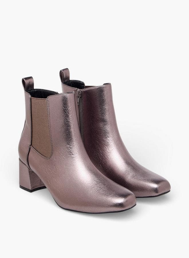 Flora Bella Women Block Heel Chelsea Boots — 37