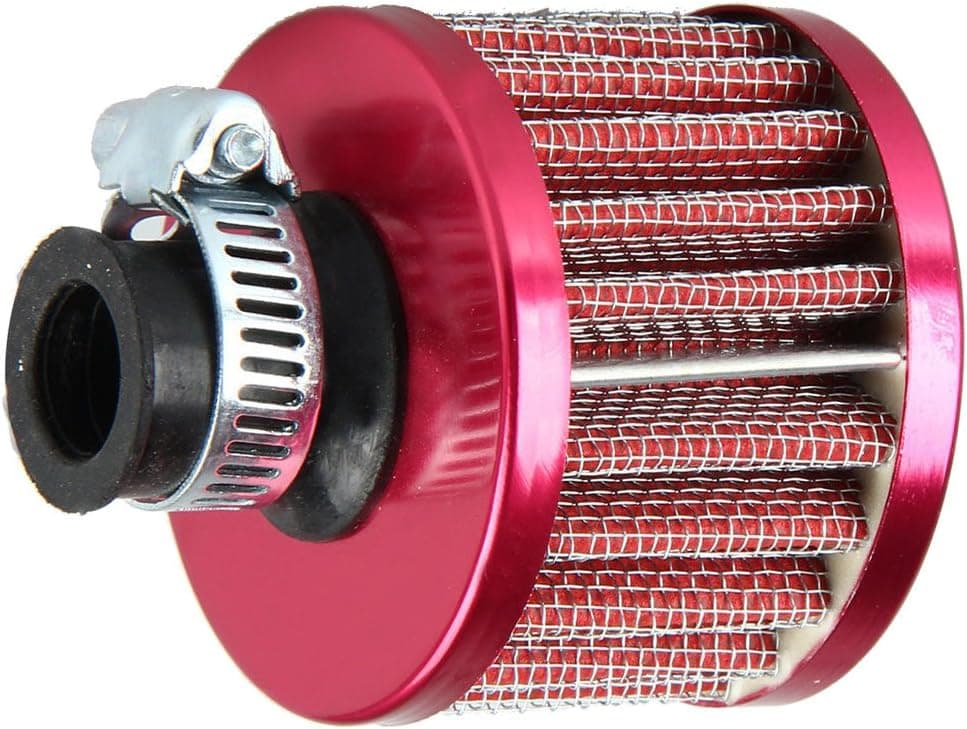 ESUPPORT Universal 12mm Mini Red Cone Cold Air Intake Filter