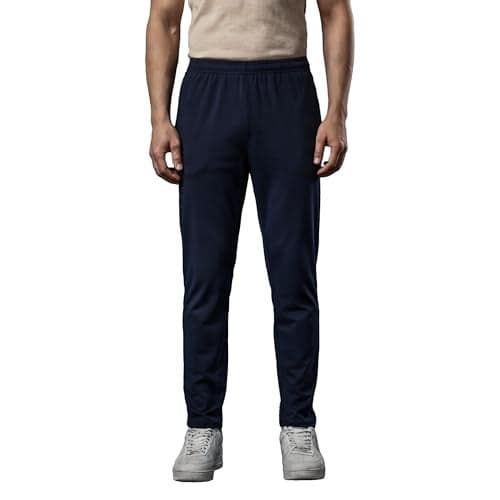 playR Men’s Astor Running Jogger – FLEXVENT Sports Bottoms, Lightweight, Breathable Track Pants for Gym, Running, Training, Fitness, Outdoor Sports & Casual Activewear for All Season Navy Blue