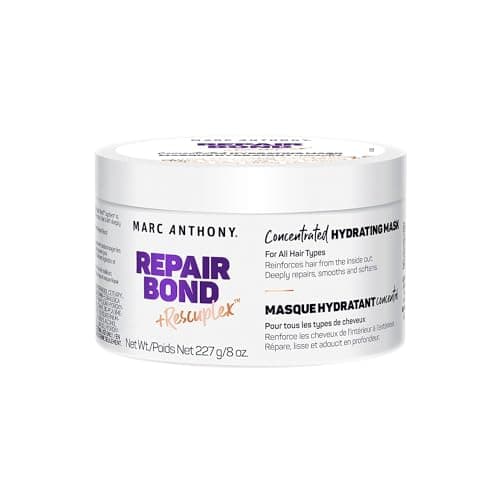 Marc Anthony Repairing Hair Mask Repair Bond Rescuplex Repairs Strengthens Maintains Bonds within Hair Eliminates Frizz Flyaways Reduce Breakage Dry Damaged Hair Professional Treatment