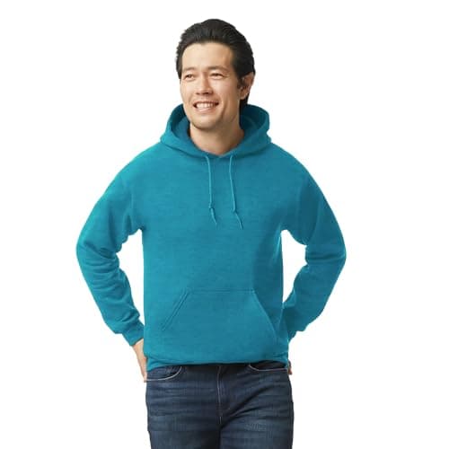 Gildan Adult Fleece Hoodie Sweatshirt, Style G18500, Multipack, Antique Sapphire (1-Pack), 3X-Large