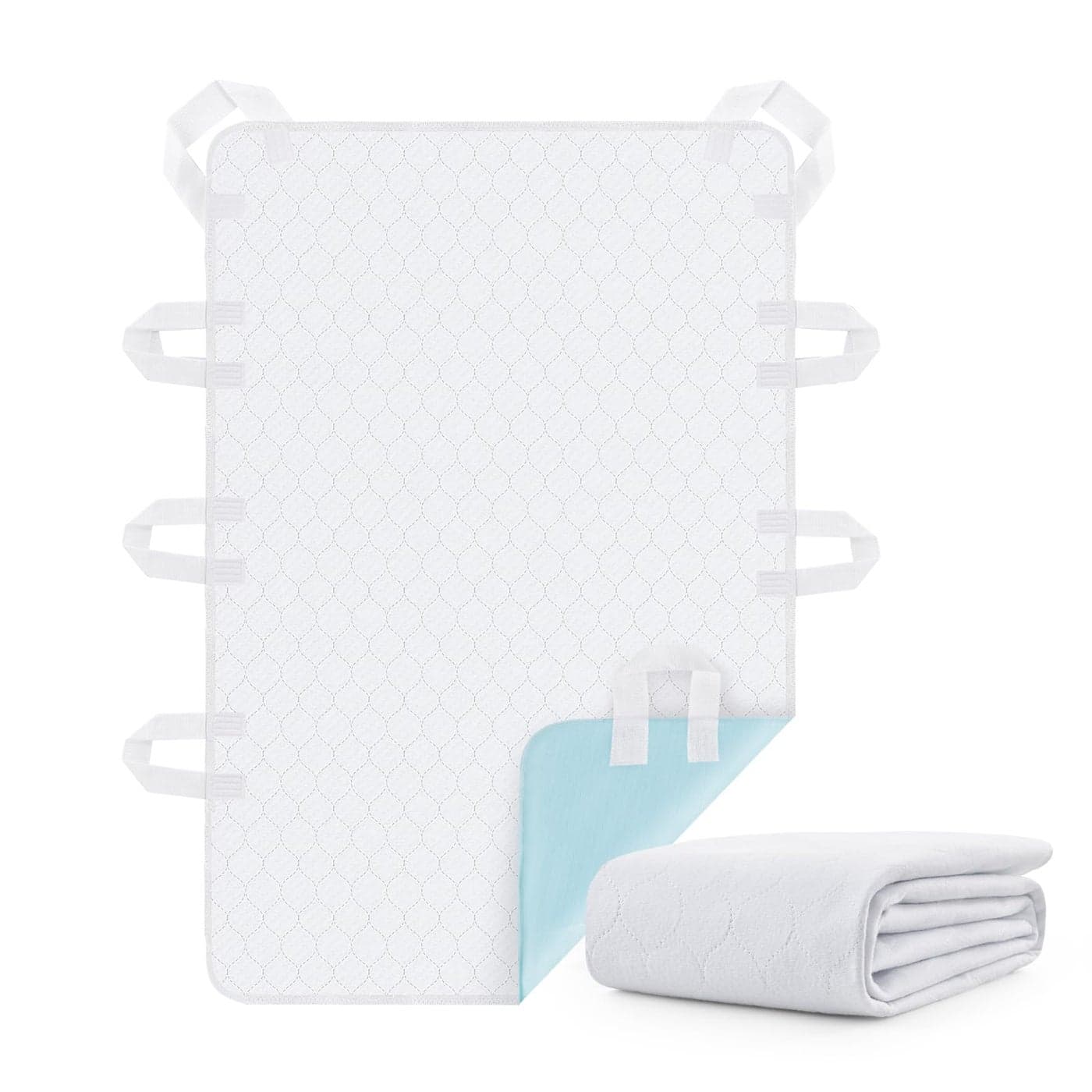 Washable Bed Pad for Incontinence Waterproof Bed Pads with 8 HandlesReusable Bed Underpads Waterproof Positioning Bed Pads for Elderly AdultIncontinenceBedwet KidsBedriddenHospitals 34x52 Inch