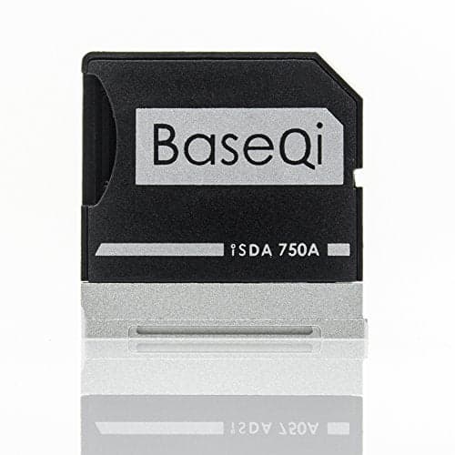 BaseQi Aluminum microSD Adapter for Dell XPS 15" (Model 9550) y. 2016