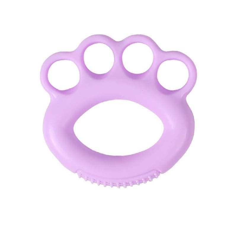 CUREPACK Fingers and Hand Grip Strengthner, Also Helps in Stress Reduction, Physiotherapy and Finger Exerciser for Arthritis Patients and Elderly (Purple)