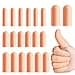 20 Pcs Gel Finger Protectors Finger Caps Silicone Fingertips Protection Reusable Soft High Elastic Fingertip Bandages for Relief Fingers Arthritis Cracked and Other Fingers PainMultiSize