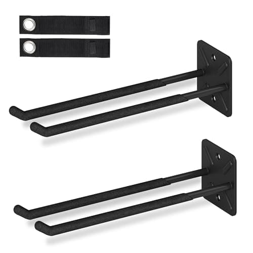 Garage Hooks, Heavy Duty Garage Hook, 12.4 Inch Wall Mount Hangers, Max Load 200 lbs Garage Storage Utility Hooks for Ladders, Chairs, Car Tires, Strollers, Garden Tools, Perfect man's day gifts