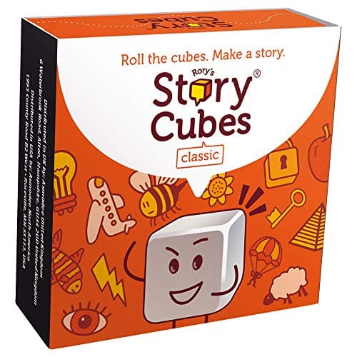 Rorys Story Cubes Classic Box Creative Storytelling Dice Set in a Magnetic Box Fun Family Game for Kids Adults Ages 6 1 Players 10 Minute Playtime Made by Zygomatic