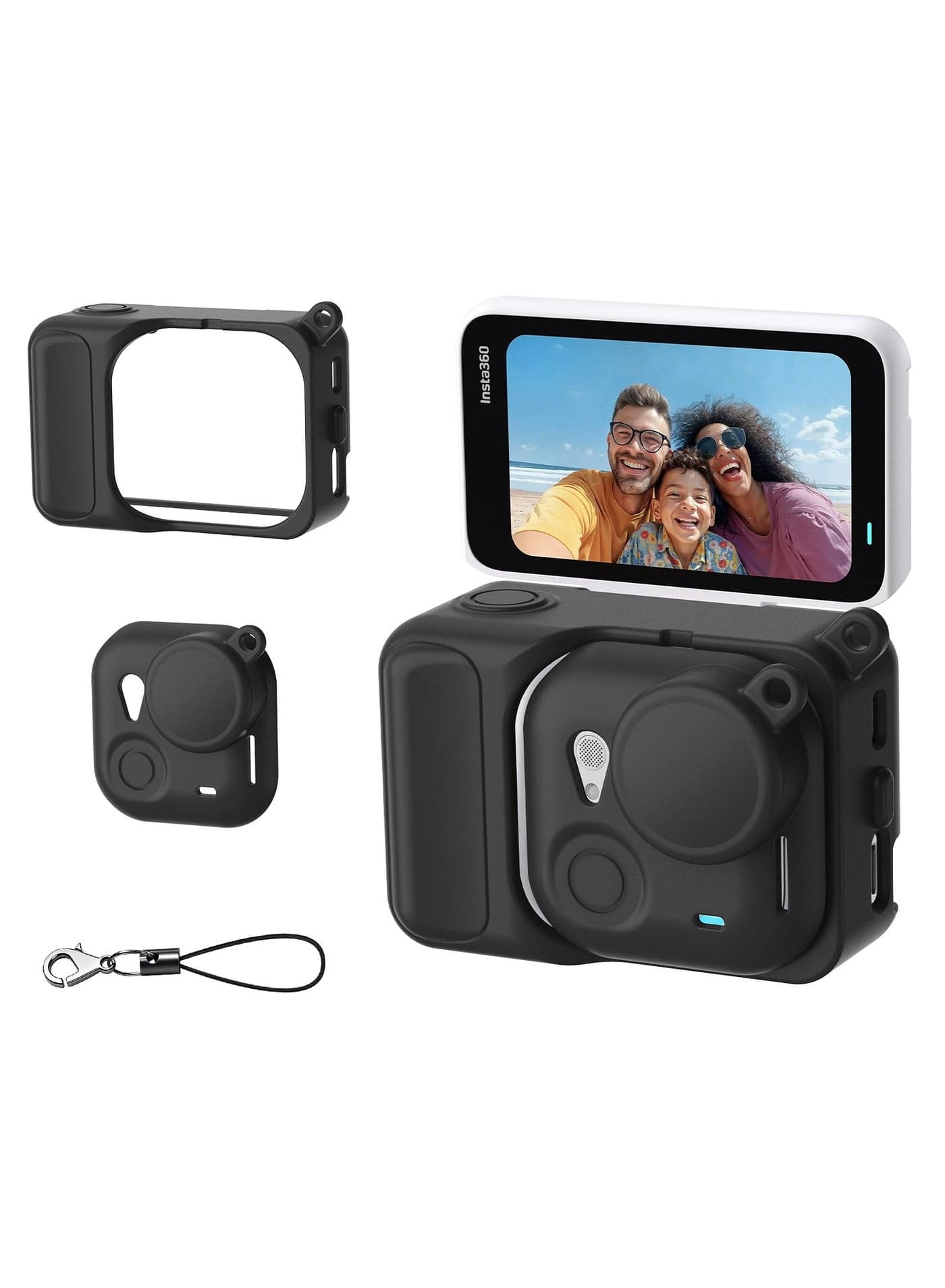 Insta360 GO Ultra Action Camera Frame Protective Case - Shockproof Silicone Cover Precision Fit Portable Protective Camera Accessory